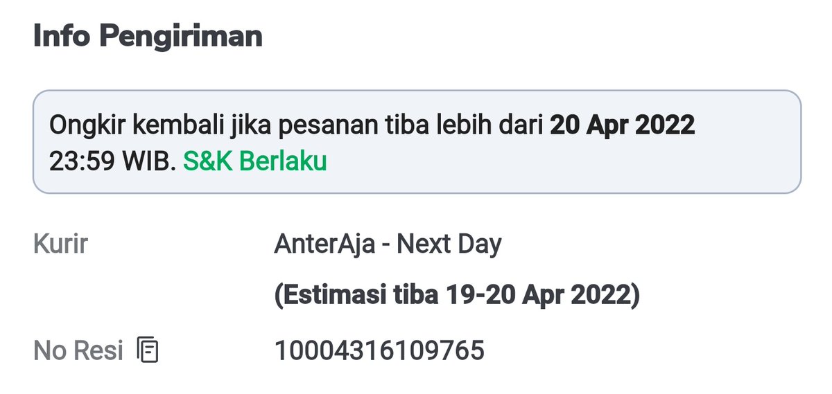 hary_pri's tweet photo. @anteraja_id hai kak, pesanan saya blum dtg, padahal estimasi sampai tgl 20, TELAAAAT 4 hari, padahal brg yg dikirim makanan, itu bagaimana ya??? https://t.co/CvCY7KU80f