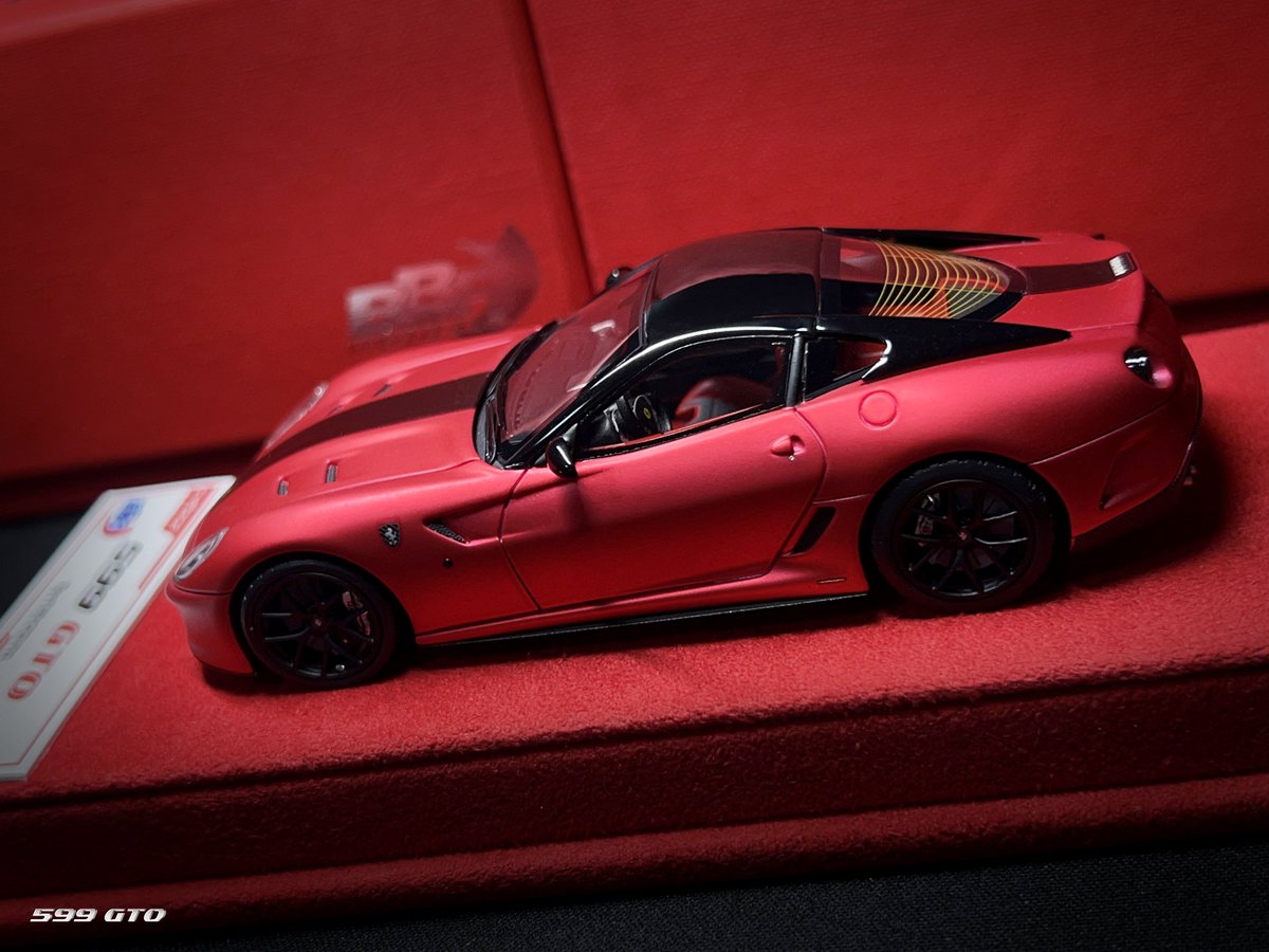kindarksc's tweet photo. BBR 1/43
Ferrari 599 GTO
Rosso F1 2007 Opaco https://t.co/VweJHzCYGa