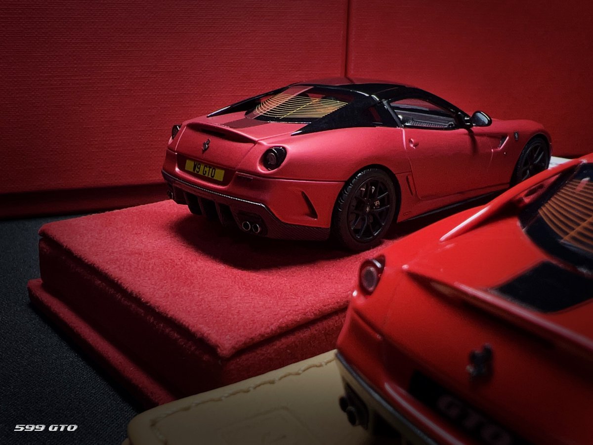 kindarksc's tweet photo. BBR 1/43
Ferrari 599 GTO
Rosso F1 2007 Opaco https://t.co/VweJHzCYGa