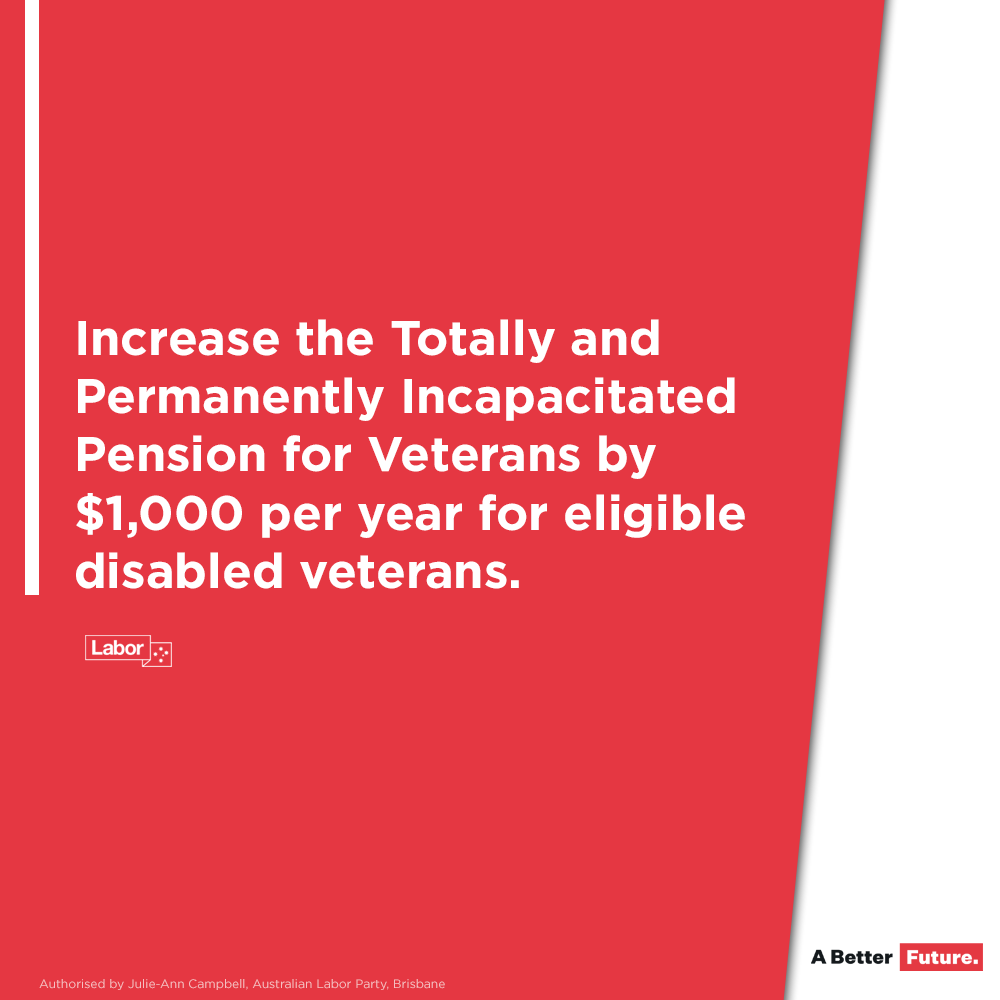 QLDLabor's tweet photo. An @albomp Labor Government will fix Scott Morrison's crisis in Veterans’ Affairs and restore the respect our veterans and their families deserve. @ShayneNeumannMP @AustralianLabor #auspol https://t.co/l3QYsQy7vA