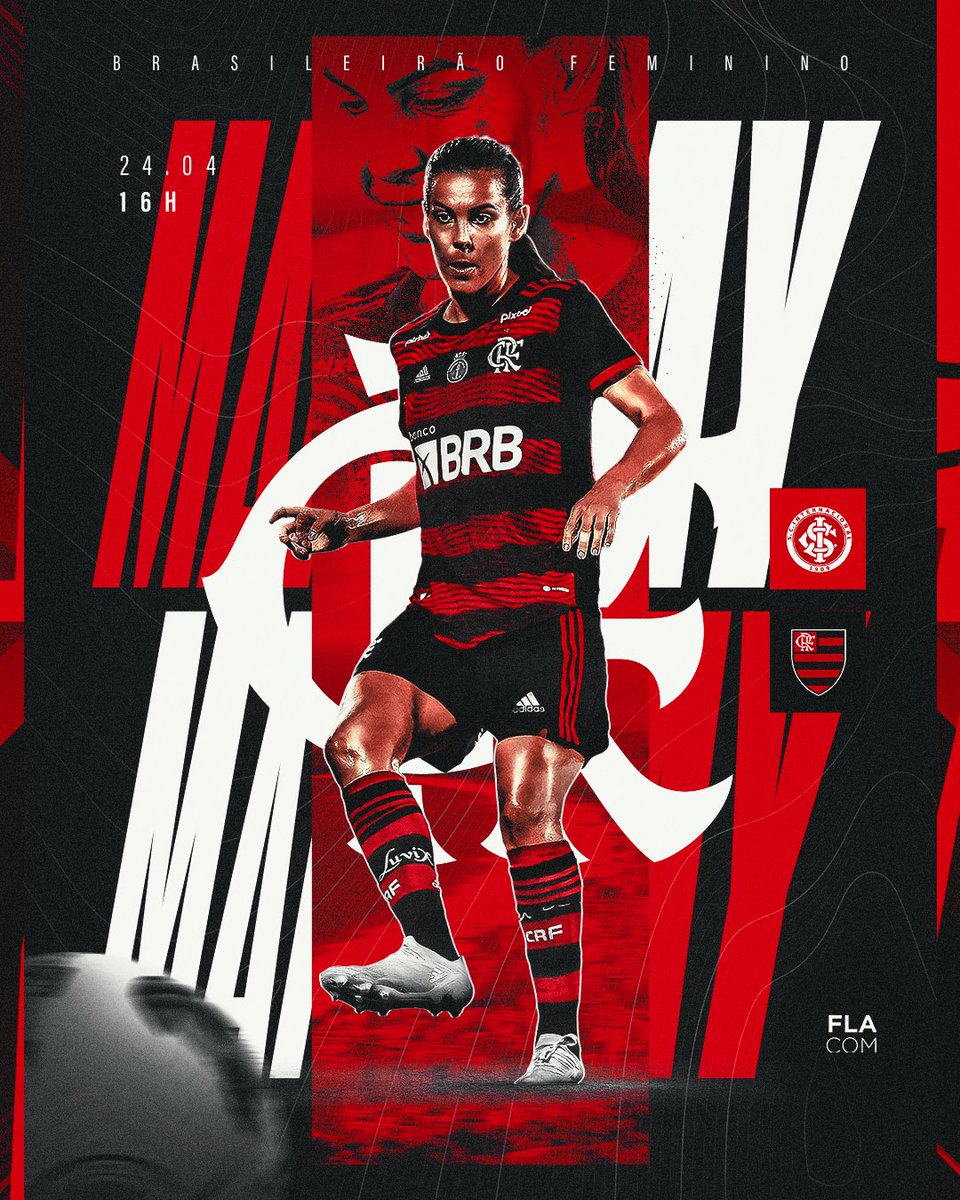 FlaComunica's tweet photo. HOJE TEM FLAMENGO! HOJE TEM BRASILEIRÃO FEMININO!

O Mais Querido vai em busca de +3 pontos, desta vez contra o Internacional pela 7° rodada do Campeonato. Até então estamos ocupando a 7° colocação com 8 pontos. #VamosFlamengo https://t.co/SWJ5W6Z44S