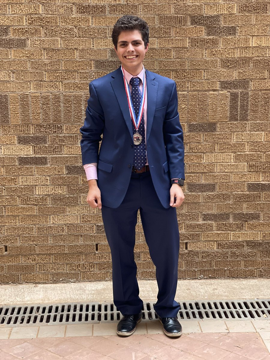 TheatreElk's tweet photo. Congratulations to our Informative Speaking Silver Medalist and State Qualifier Christian Steele! So incredibly proud of you! 🥈 https://t.co/m0xR64ZYEu