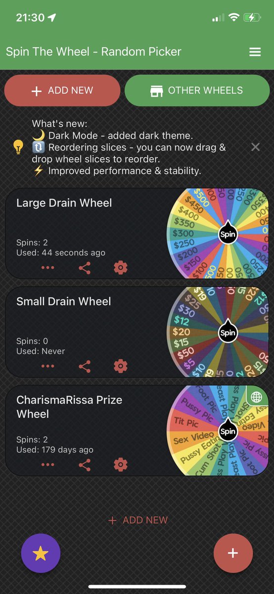 CRatosky's tweet photo. So, like… Come spin my prize wheel for $25. Or. Spin one of my other wheels for free and pay what you land on!! #bigdrains #littledrains #walletrinse #paypig #walletwash #findom #findomslaves #findomaddict #findomaddiction #findomgames #findomgoddess #findomusa https://t.co/euMsfnXeZg