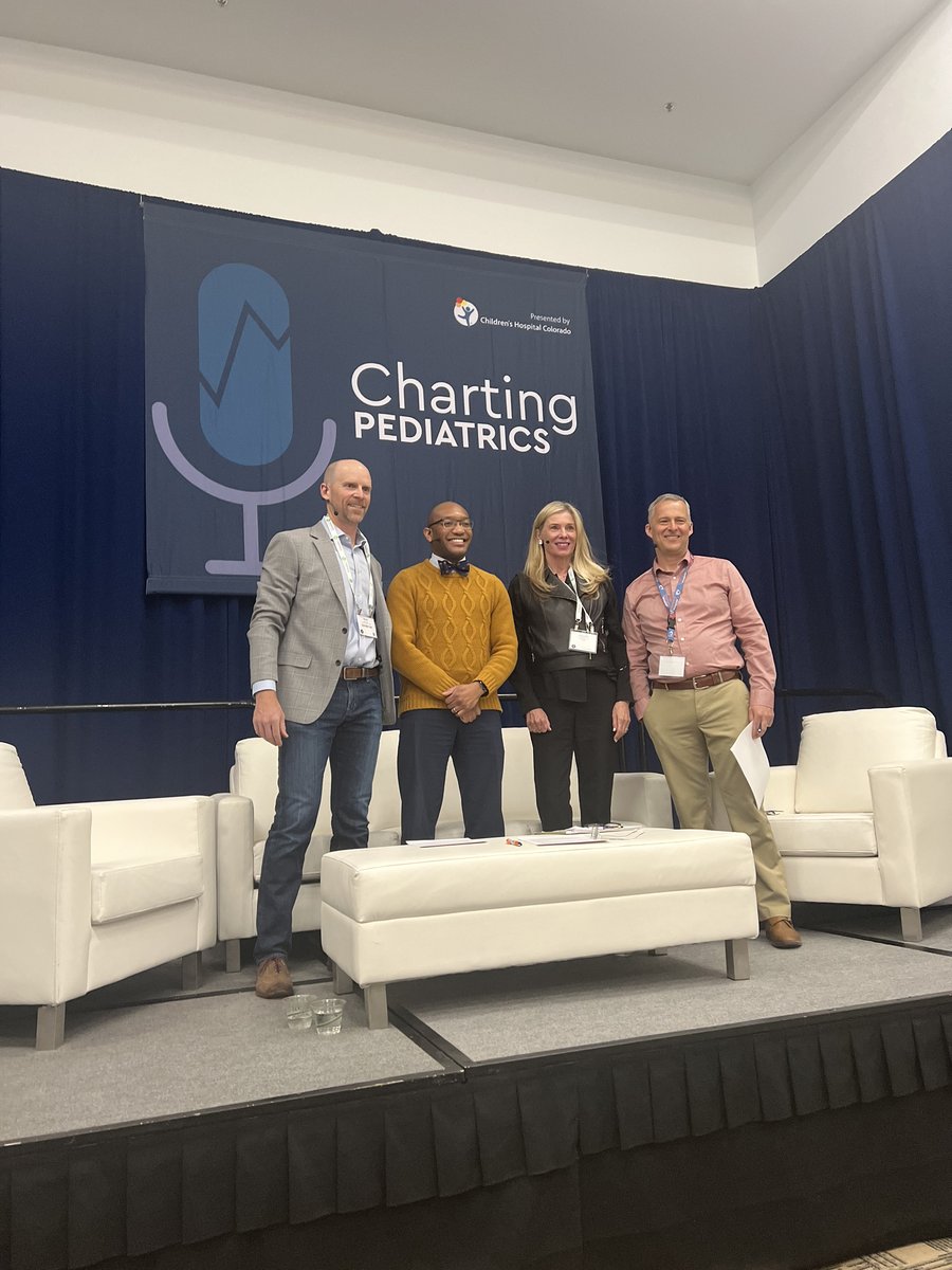 ChildrensCO_Pro's tweet photo. Be on the lookout for the release of this new Charting Pediatrics episode recorded live from #PAS2022: “Championing a Diverse Pediatric Workforce: Why Inclusive Excellence Matters Now and in the Future” with a stellar guest Ray Bignall, MD, FAAP, FASN. 

#pediatrics #podcast https://t.co/33SNbQS4VJ