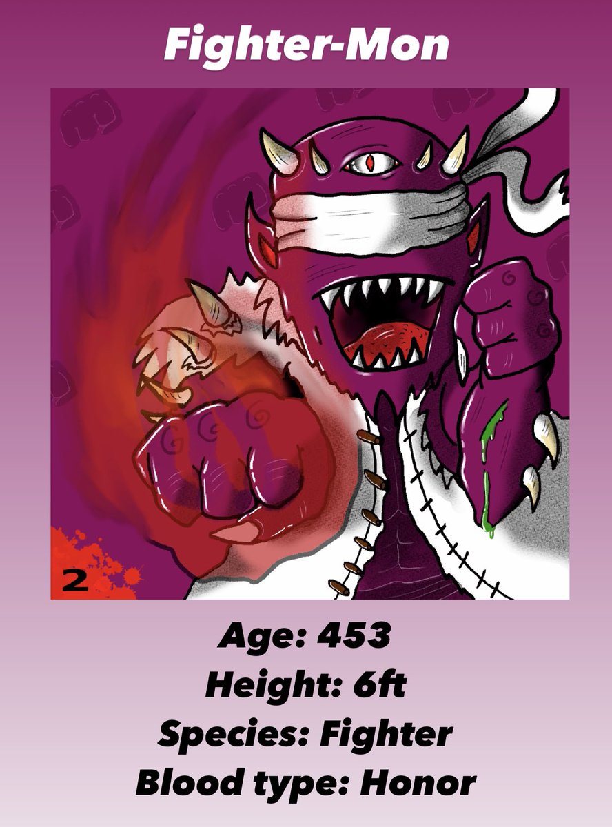 Thedmonslayer66's tweet photo. Fighter-Mon Profile.
Get this D-Mon: https://t.co/5RBqJFhuBf
#NFTCommunity #NFT #NFTartist #nftufc https://t.co/Rm7AsUnr8X