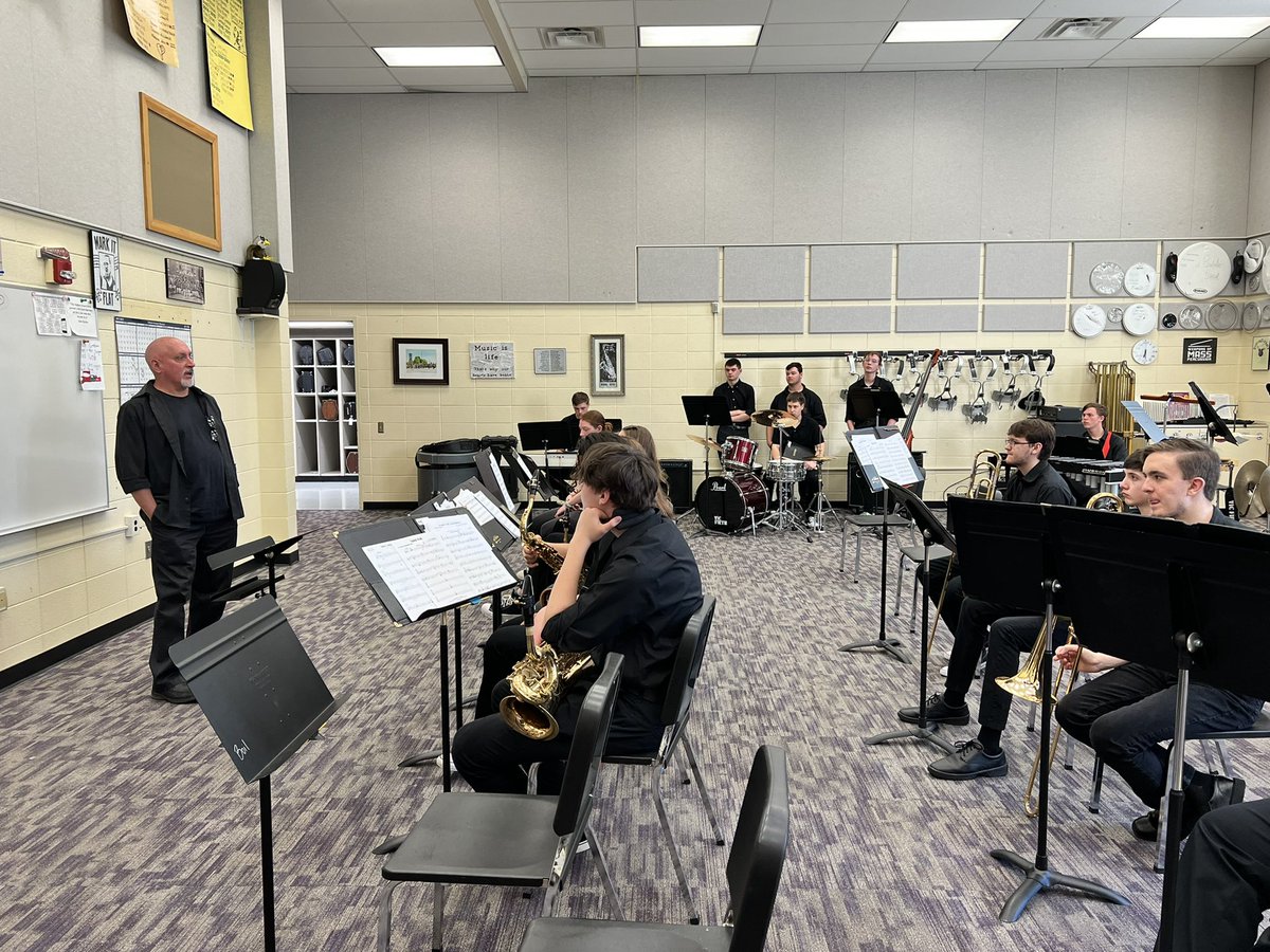 Thanks to Jim McFalls from <a href="/TowsonU/">Towson University</a> for an awesome jazz clinic and discussion at the  Boiling Springs Jazz Festival! #bshsrocks #bssdproud