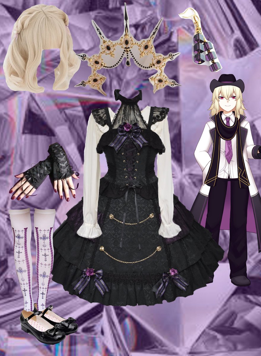 YourNemesisVT's tweet photo. Another coord! This time for @AlephDaimon (who's currently holding a donathon and you should totally check it out)
I forgot how low quality some stock photos are, but I made it work!
#ENVtuber #Artleph #VTuberUprising https://t.co/jDmxP2QurY