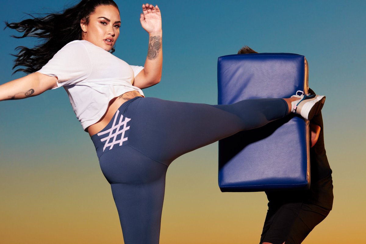 demithrowbackz's tweet photo. 2 years ago today, Demi Lovato posted this picture to their social media: “Feel invincible and strong with #Demi4Fabletics!” (April 23, 2020). https://t.co/tQE3hVwmG8