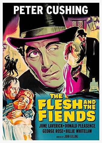 brschuck66's tweet photo. In The Flesh and the Fiends (1960), Burke and Hare hurry up the dying process in unwary neighbors in order to furnish the local medical college with fresh specimens. Stars Peter Cushing, Donald Pleasence &amp;  Billie Whitelaw. The #FilmsFromBeyond review: https://t.co/by1e6d3Zl6 https://t.co/EAuRxdK9VT