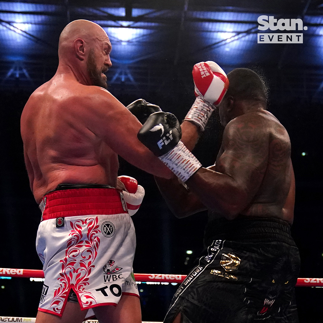StanSportAU's tweet photo. The King @Tyson_Fury 👑
#StanEvent #FuryWhyte https://t.co/WtA8opuinP