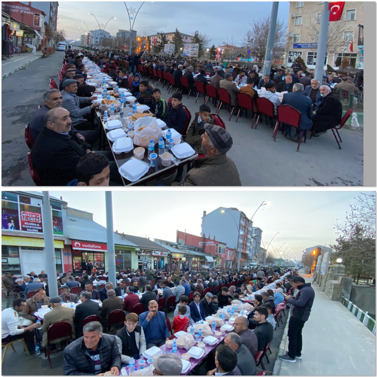 MKYK Üyemiz Mv <a href="/Burhan_Kayaturk/">Burhan Kayatürk</a> İl Bld. Başkanımız  <a href="/SavciSayan/">Savcı Sayan 🇹🇷</a> İlçe Kaymakamımız <a href="/ademtopaca/">Adem Topaca</a> ,İlçe Başkanımız <a href="/alican_capar/">Alican Çapar</a> ile birlikte İlçemizde İftar Programı gerçekleştirdik.bu iftarımızı üslenen hemşehrimiz Alpay Tahran’a çok tşk ediyoruz muhteşem bir iftar <a href="/HzHaticeVakfi/">Hz. Hatice Vakfı</a>