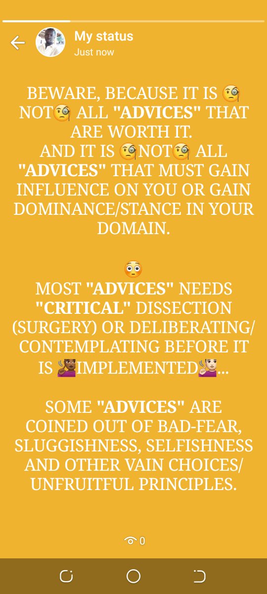 WellingtonFosu's tweet photo. WHAT #INFLUENCES YOUR CHOICES????
BEWARE OF WHAT #CONSTITUTES YOUR DECISIONS (PRINCIPLES).... https://t.co/ItCUiN6YGv
