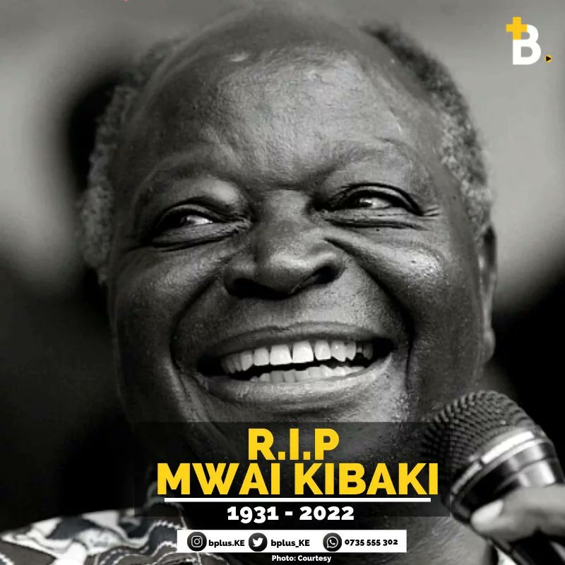 bplus_KE's tweet photo. #Kenya's third #president #mwaikibaki dies @90. see story slides here: https://t.co/cabCRRIlEh https://t.co/v5bV1Cuk8b