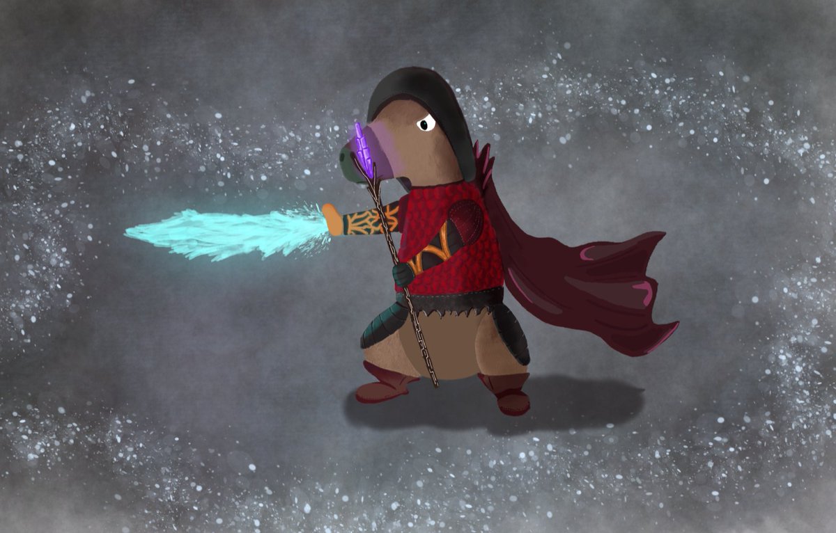 zargothrax92's tweet photo. #capypril day 22 (a bit late) had so much fun with this magical boi 🧙‍♂️ https://t.co/pVoRIG5Lph