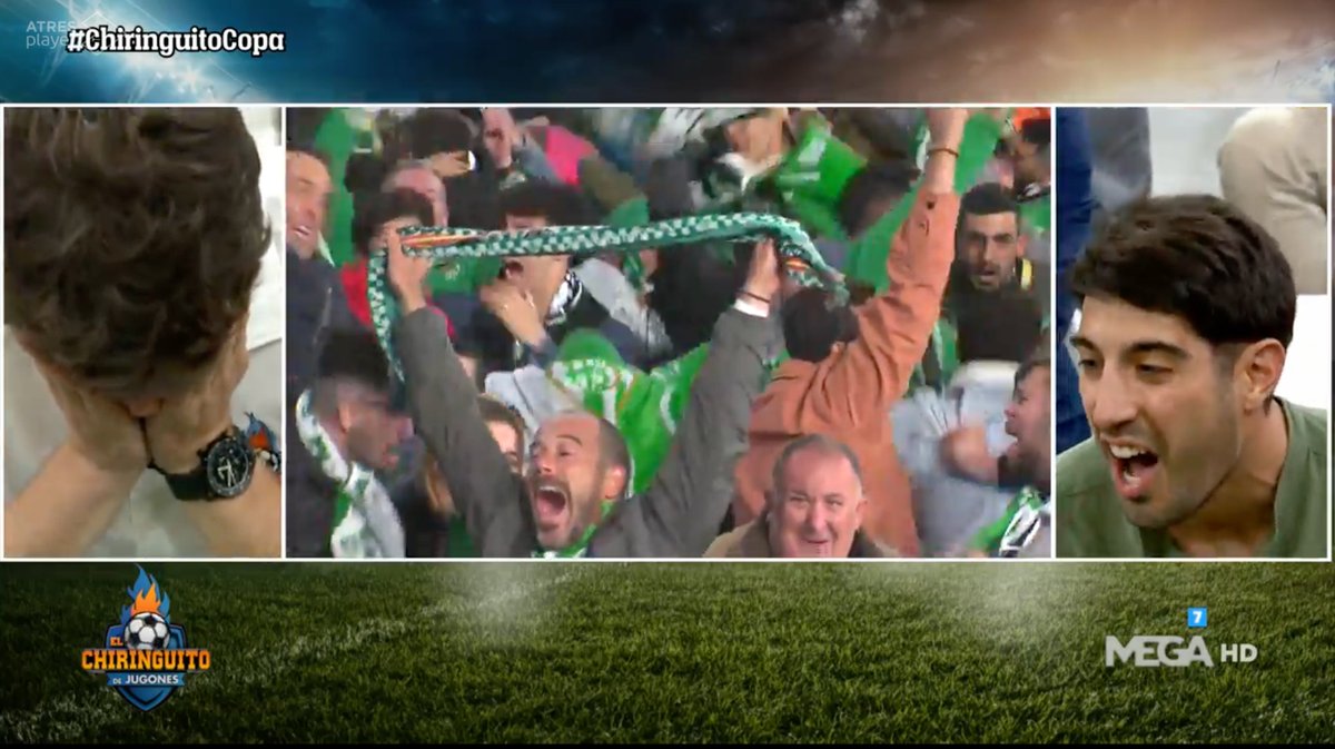 elchiringuitotv's tweet photo. ⚽️GOOOL DE MIRANDA.

🏆EL BETIS ES CAMPEÓN DE LA COPA DEL REY🏆

VALENCIA: ✅✅✅❌✅
BETIS: ✅✅✅✅✅

🍿📺¡Vente yaaaa a #ChiringuitoCopa! https://t.co/SBC66oXDjv