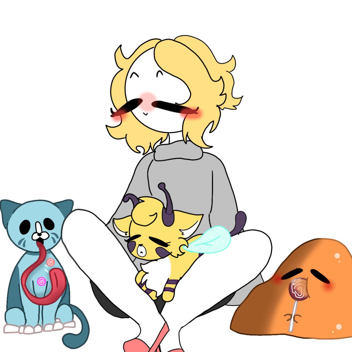 PikachuTrailer's tweet photo. Two of them came 😁
#Candycat
#BeeKitty
#Scp999
#HuggyWuggy
#PoppyPlaytime https://t.co/JBSy4NpDvs