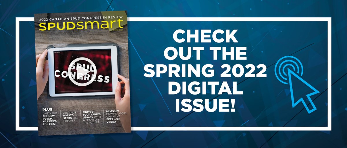 SpudSmartMag's tweet photo. Did you miss a session during the Canadian Spud Congress? Don’t worry our spring digital edition has EVERY session recording available for on demand viewing #SpudCon #cdnag https://t.co/7o0cYSUTL8 https://t.co/fx0AC1T5Dj