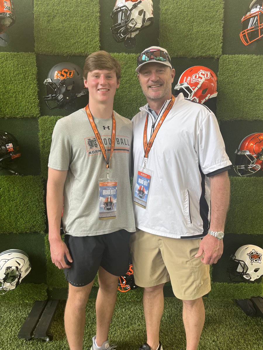 Had a great time in Stillwater today. Thank you @JasonMcEndoo for having me out! @CowboyFB