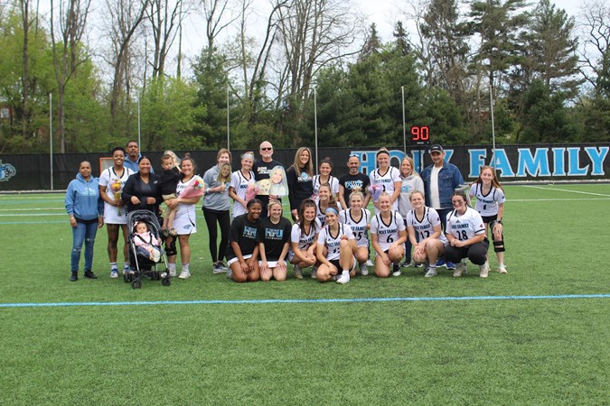 GoHFUTigers's tweet photo. Women's Lacrosse Wins on Senior Day Against Post, 25-11! #HFULAX Story Link: https://t.co/KHEn3Fw16z https://t.co/dSnlciRwC1