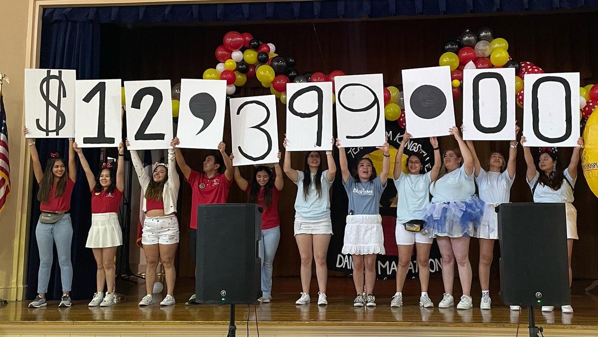 TAMUKDM's tweet photo. $12,399‼️‼️ Thank you to all who donated and made this possible! A huge shoutout to our executive board for making this possible, along with our top teams &amp; dancers 🤍

#kidscantwait #changekidshealthchangethefuture #dancemarathon #tamukdm @javelinanation https://t.co/mGQXXxvuRj