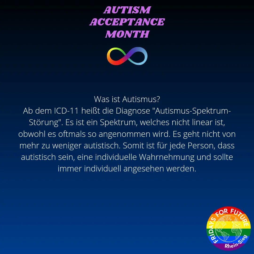 FFF_RheinSieg's tweet photo. Autism-Acceptance-Month
-A Little Guide -

#AutismAcceptanceMonth #AutismAcceptance https://t.co/YE6Cj2OmSj