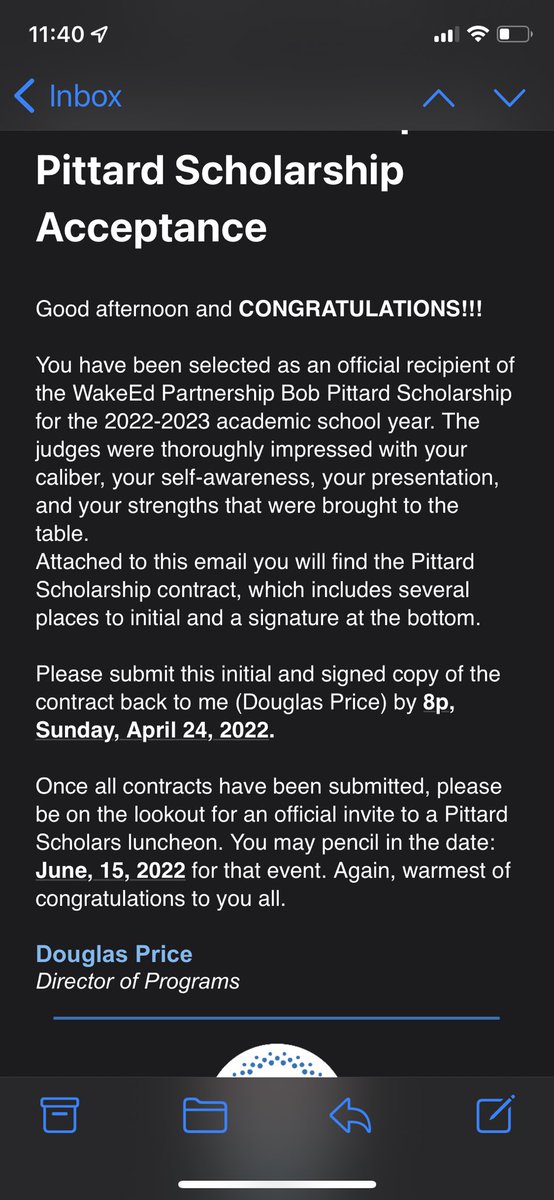 Alhamdulliah i’m blessed and honored to have earned this opportunity!!!
<a href="/ApexFB/">Apex High School Football</a> 
<a href="/apexhsathletics/">Apex Athletics</a>