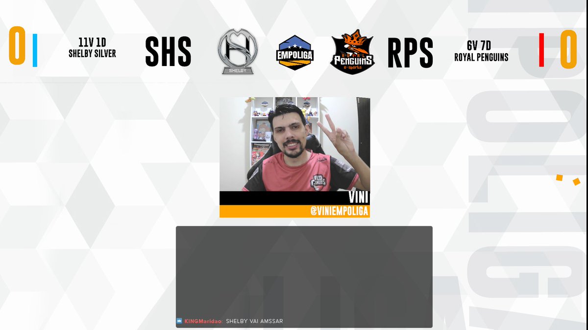 EmpoligaVP's tweet photo. Estamos ao vivo em clima de @REDCanids campeã do #CBLOL para acompanhar os Playoffs da #Empoliga Tradicional!

@ShelbyEsports Silver vs @RoyalPenguins1 

Vem acompanhar o jogaço  em Md5 e deixa o seu #GOSHS ou #GORPS ! https://t.co/wmUTYjJWF3