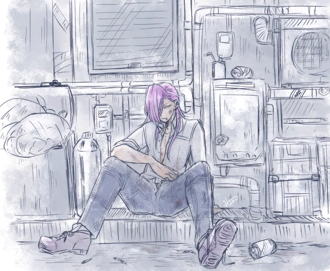 昨日もくりで「路地裏って…いいよね…」って話をしたので路地裏かおちゃん 