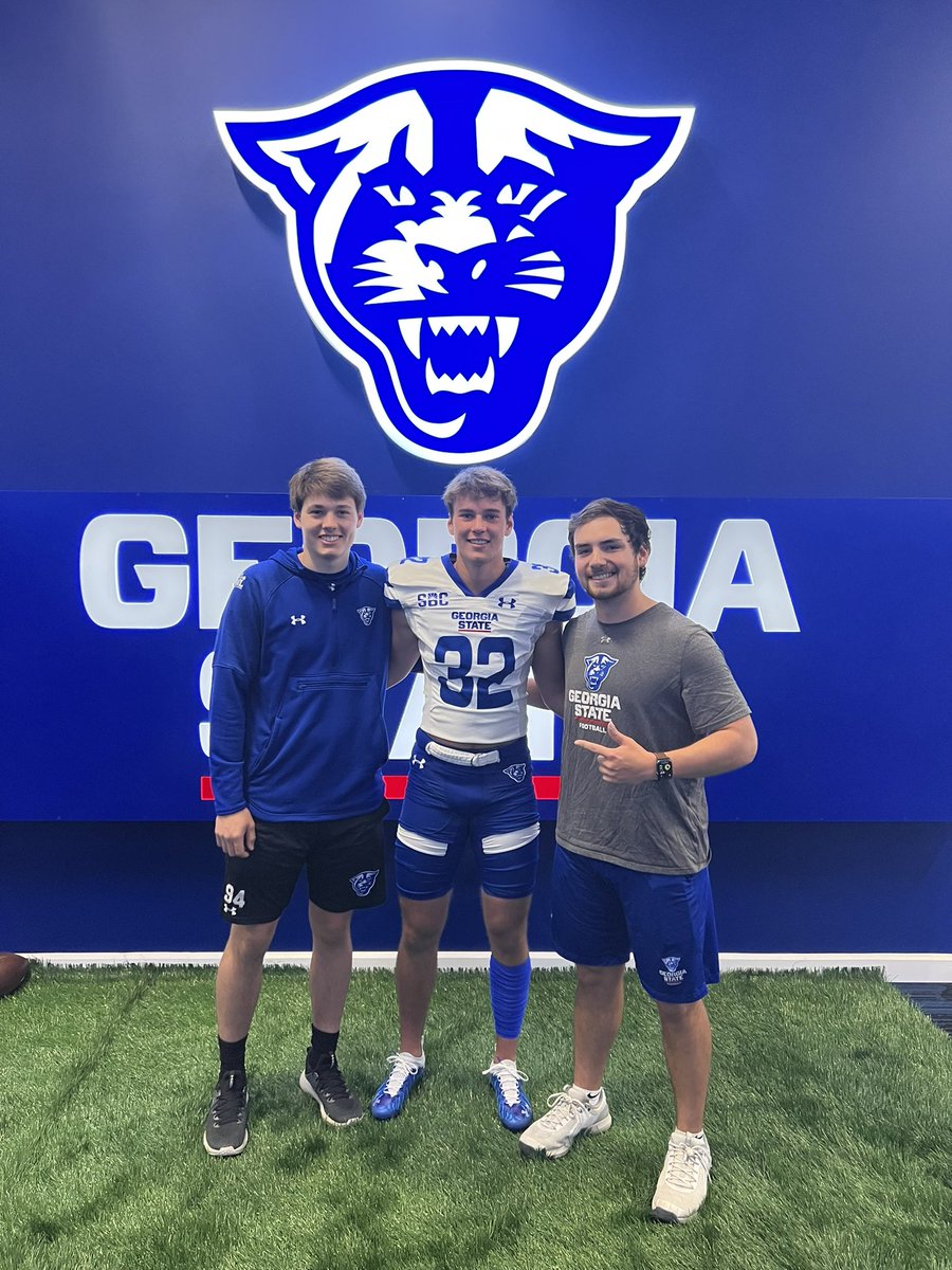NickolasTroemel's tweet photo. Thank you @GeorgiaStateFB for the amazing visit Friday morning! Love hanging out with @zconowal31 and @kade_loggins @NGVikingsFB @ngfbrecruits @CowetaScore https://t.co/DJWMWMVkoe