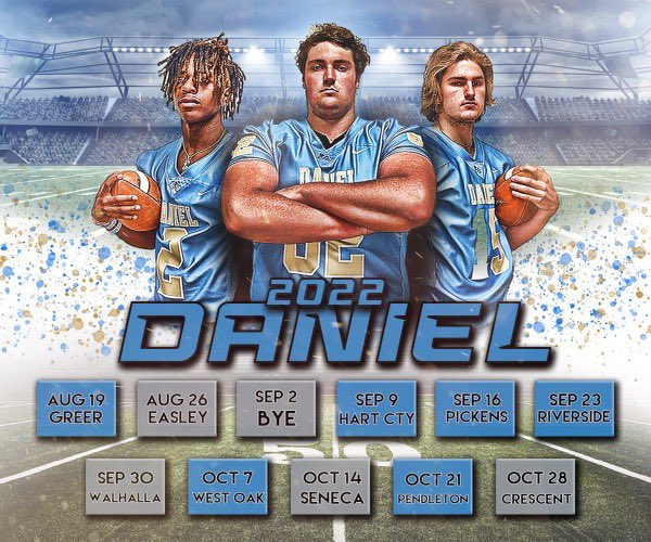 2022 Schedule
Home 🟦
Away  ⬜️
#WinToday