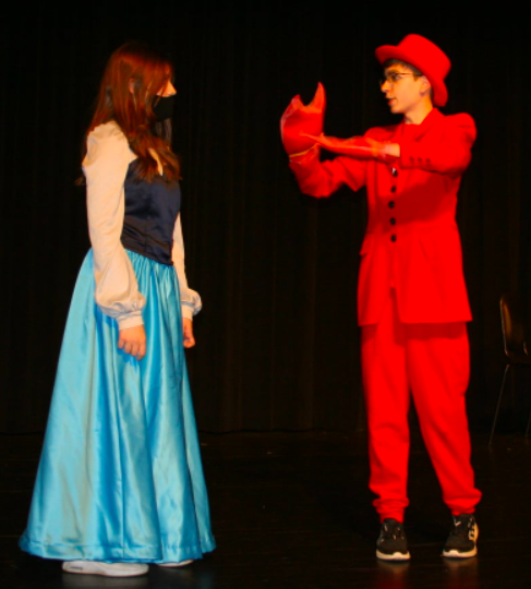 Ariel and Sebastian

Westridge Theatre Presents The Little Mermaid, Jr. 
May 5th @ 7 pm, May 6th @ 7 pm, and May 7th @ 2 pm &amp; 7 pm