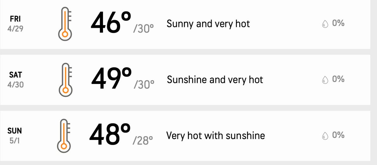 anjsharmaaa's tweet photo. I've been going on about India for the last week on Twitter but this is getting more urgent by the moment. 
After a brutal heatwave in April - mid SPRING for them - things are set to get much much worse. Temperatures are forecast for 46-49°C next week. https://t.co/Vy4obQQBCW
