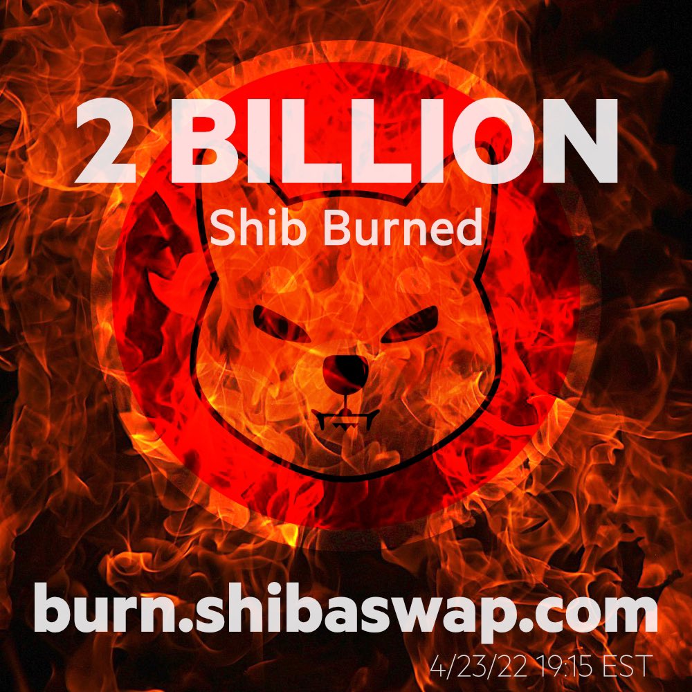Archangelx0's tweet photo. 🔥🔥🔥 2 BILLION SHIB BURNED!! 🔥🔥🔥 There be dragons! 🐉 🔥🔥 https://t.co/GLQN892RW7