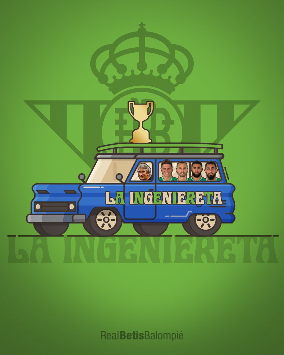 🚙🏆😁

Ya os avisamos que había que subirse a 𝗟𝗔 𝗜𝗡𝗚𝗘𝗡𝗜𝗘𝗥𝗘𝗧𝗔.

#BetisAlé