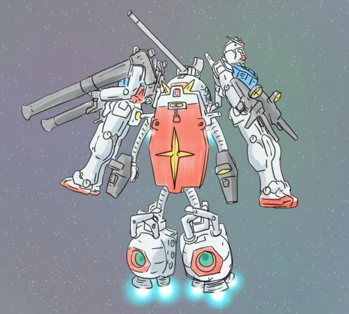 フルアーマー盾ガンダムです(本編には出ません 