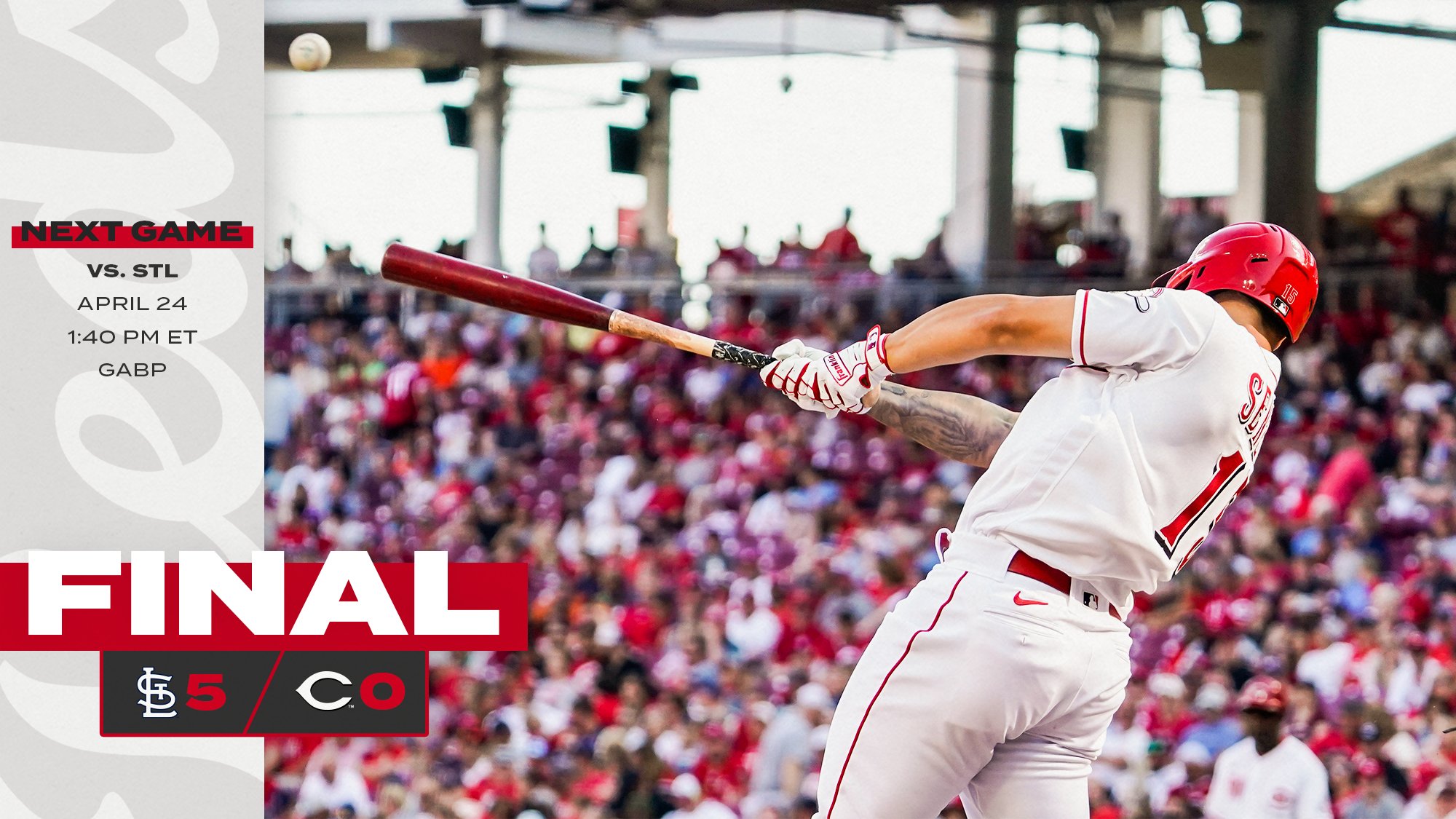 Cincinnati Reds on Twitter "Saturday's final score https//t.co