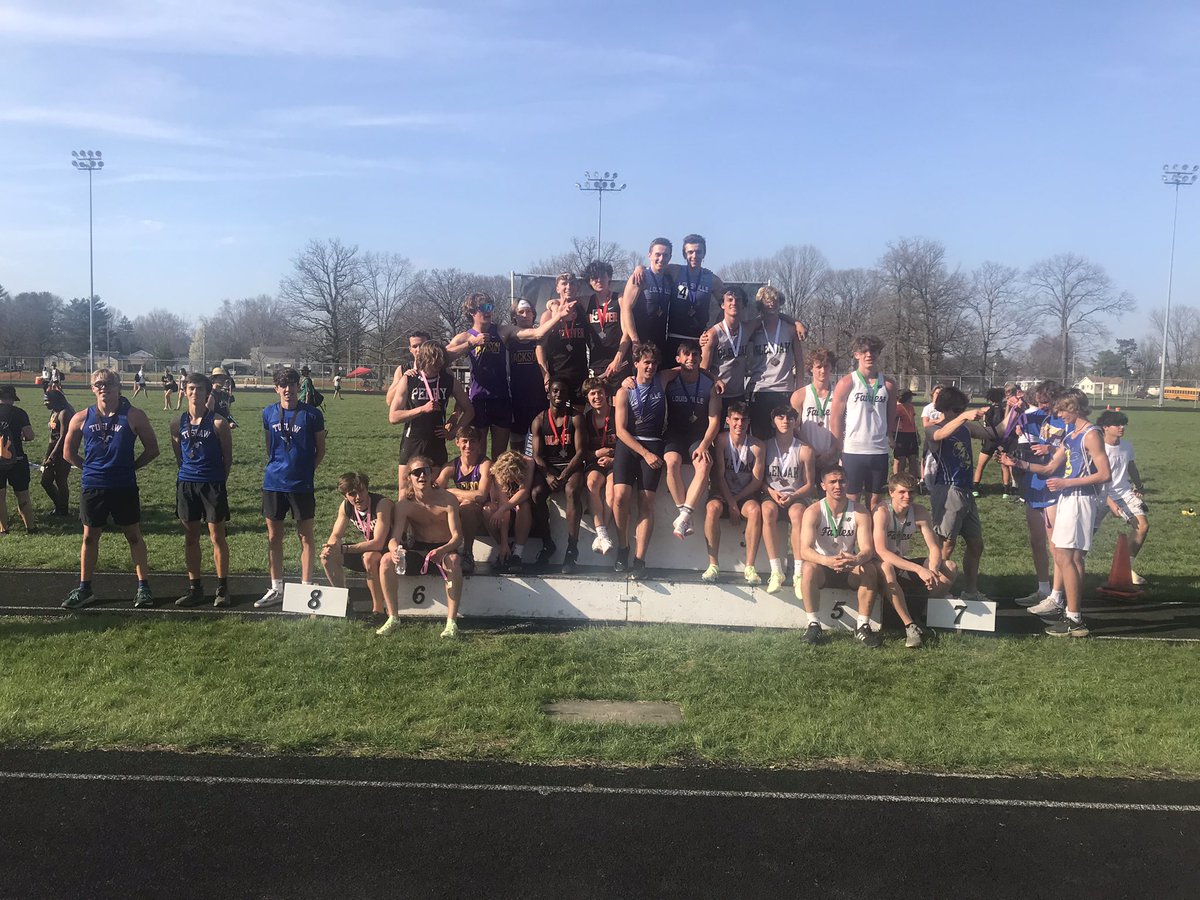 Stark County Champs!!!  3:27 in the 4x4 for Kael, Ty, Seth, and Austin!!  Hard work pays off!!