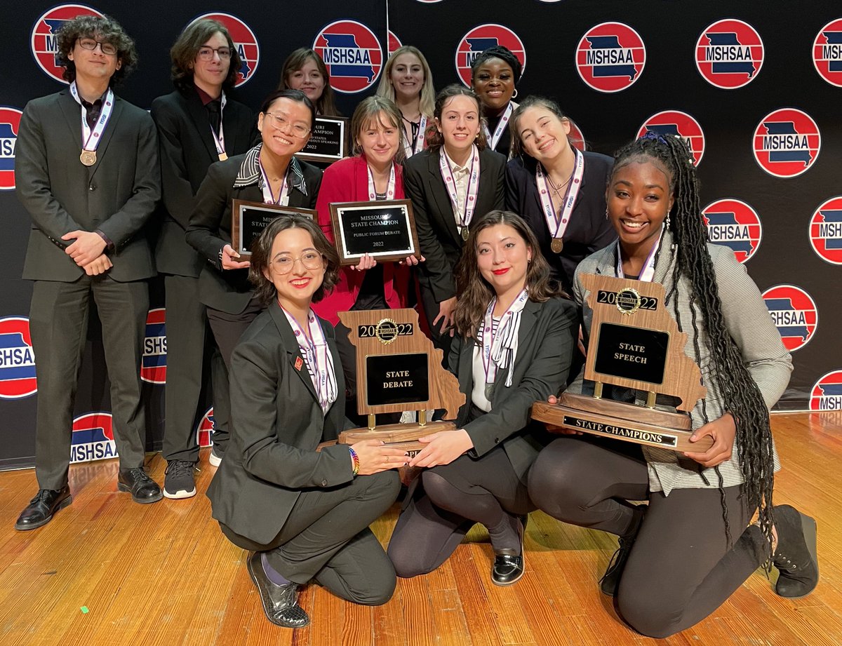 lswnsda's tweet photo. Finally, a banner day for @LSR7. Our sister school, @BroncoNSDA is Overall State Speech Champions. This means LS schools won both Overall State Championships. We love being a supersquad with our friends at North! https://t.co/13NS8EX7P4