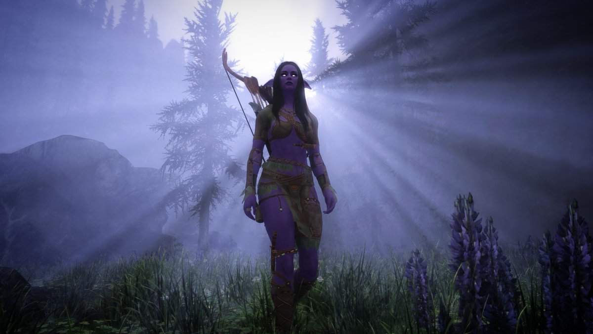 AnvilGaming's tweet photo. My Night Elf Character in #Skyrim which took ALOT of time to perfect.
I've been learning/practicing taking some aesthetic screenshots. I'm happy with this one.

#WorldOfWarcraft #ElderScrolls #WoW #NightElf #Skyrim #SkyrimMods #AnvilGaming #Bethesda #Screenshots #NightElves https://t.co/RsjP6IjpOc