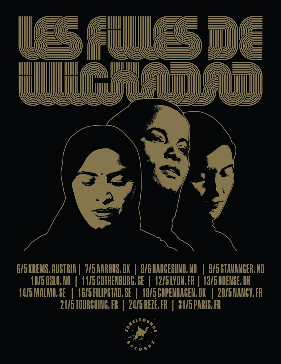 Les Filles de Illighadad tour Europe in May 2022!🧕🏾🧕🏽🧕🏿🎸😱🔥 
Tickets at linktr.ee/lesfillesdeill…