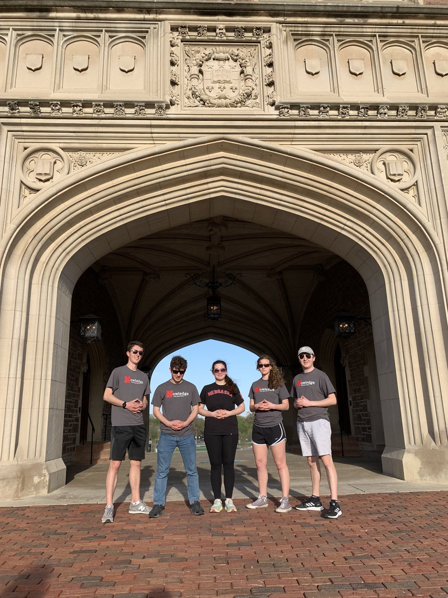 unlquizbowl's tweet photo. What a day at WashU! #UNLQB seniors finish in 4th place at the WUSTL mirror of #MRNA in a great sendoff for the 3 graduates.
Bennett Grappone (5th overall) and Jackson Bartak (4th overall) also earned book prizes! https://t.co/0kNXSgjbFL