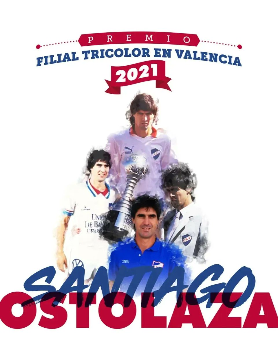 FilialEnVlc's tweet photo. Premio Anual #FilialOFICIAL de Valencia 2021/22
En esta edición hemos decidido entregar este reconocimiento a un Ídolo como Santiago "El Vasco" Ostolaza, multicampeón de todo con nuestra Institución, con goles memorables e inolvidables...
#Ostolaza @nacional
#FilialOICIAL https://t.co/NQjbwChn8A
