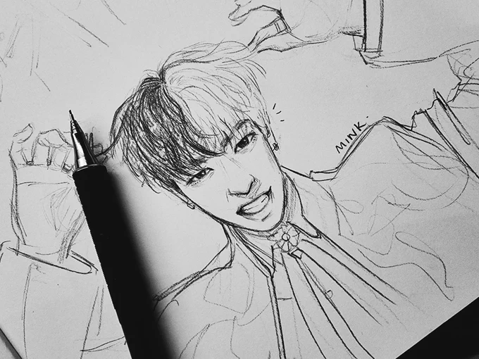hızlı bir honcuk çizdim 
#ATEEZinMadrid #ATEEZfanart 