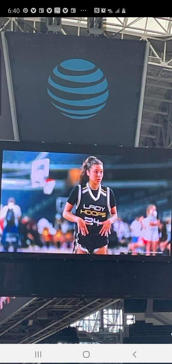 SALadyHoops's tweet photo. @jamberbball  @SALadyHoops up on the biggest jumbotron! @Future2430 @21mercedesperez @abbysmith150 @AceHoopn @Emerybball @CallistaPerez 

#lonestarchampionship https://t.co/FDgy22K6tN
