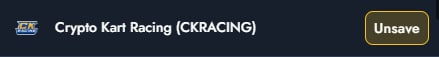 Our logo has been updated on Bogged finance! 

Buy CK Racing on Bogged finance and get the most efficient gas fee and route!

app.bogged.finance/cro/swap?token…

#cryptokartracing #p2egaming #p2egame #gamefi #ckracing <a href="/boggedfinance/">Bogged | All-In-One Platform for DeFi Trading</a>