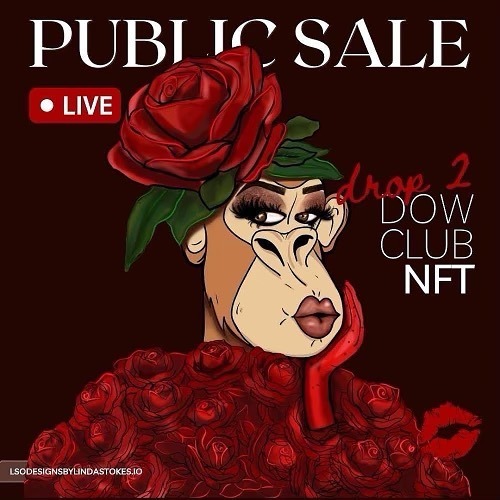 cryptoxcabana's tweet photo. We've been working hard to make this a memorable drop and we've done just that! @dowclubnft 
All 11 @macygray NFTS have been minted last night &amp; now
available for purchase on our official OpenSea!
.
.
 Macy Gray has collaborated with us in this project i… https://t.co/SEqbVwZ6vQ https://t.co/35p6JdMgQX