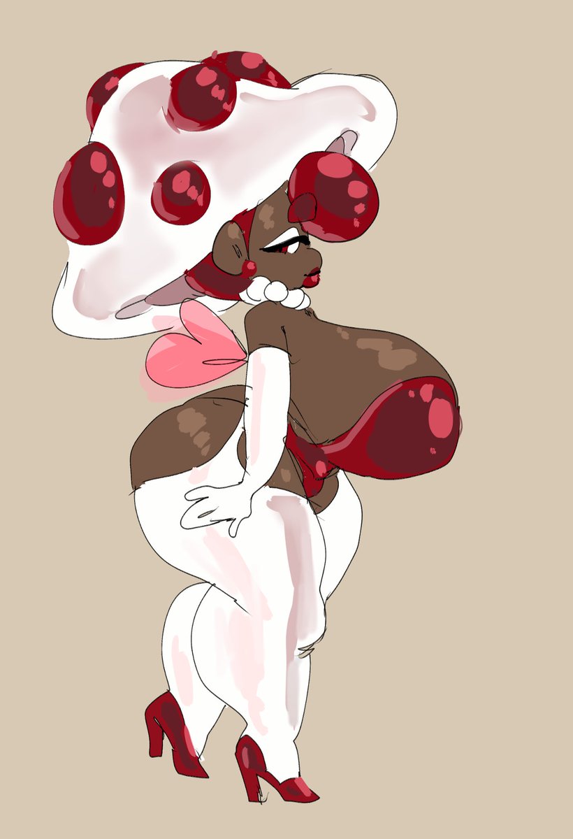 Look at this amazing side shot of my bleeding tooth shroom gal by @MoochiMCG_ART