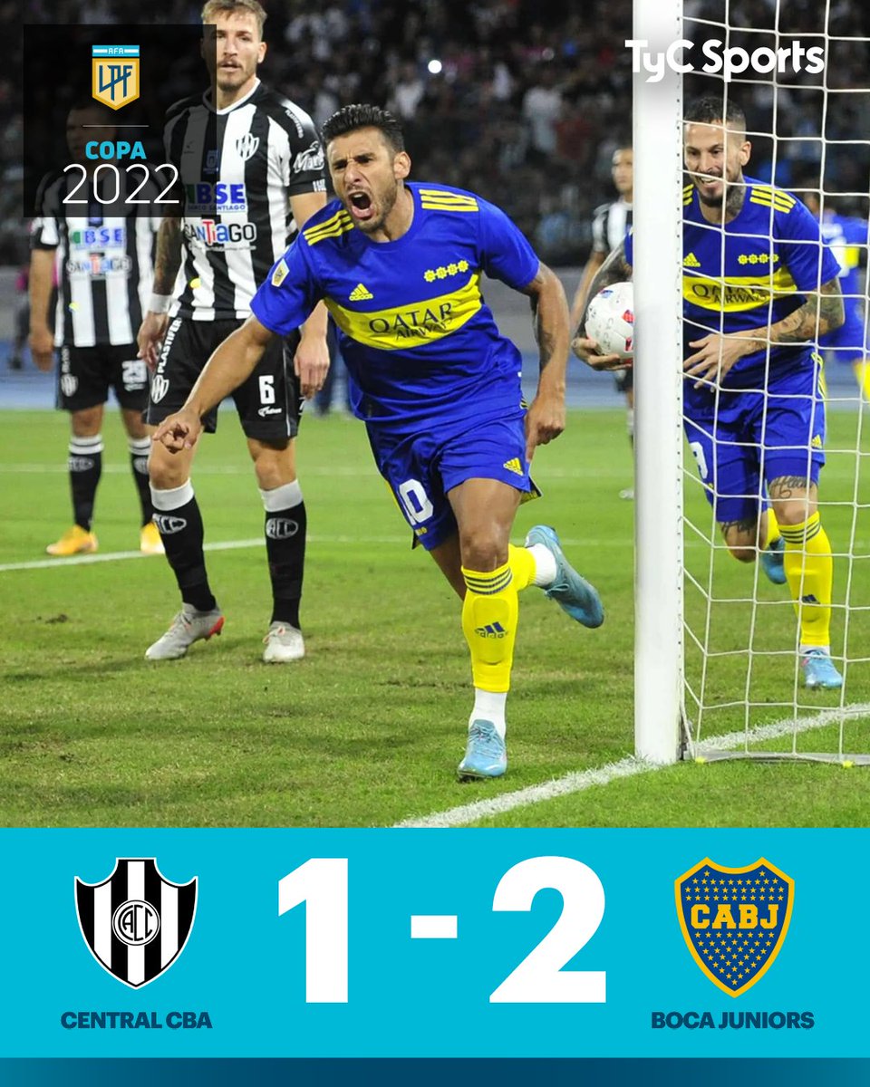 #CopaLigaProfesional BOCA GANÓ Y SE ACERCA A LA FASE FINAL

Con un doblete de Salvio, el Xeneize le ganó a Central Córdoba en el Madre de Ciudades y quedó muy cerca de sellar tu pasaje a la siguiente ronda. Victoria valiosa luego de una semana complicada.