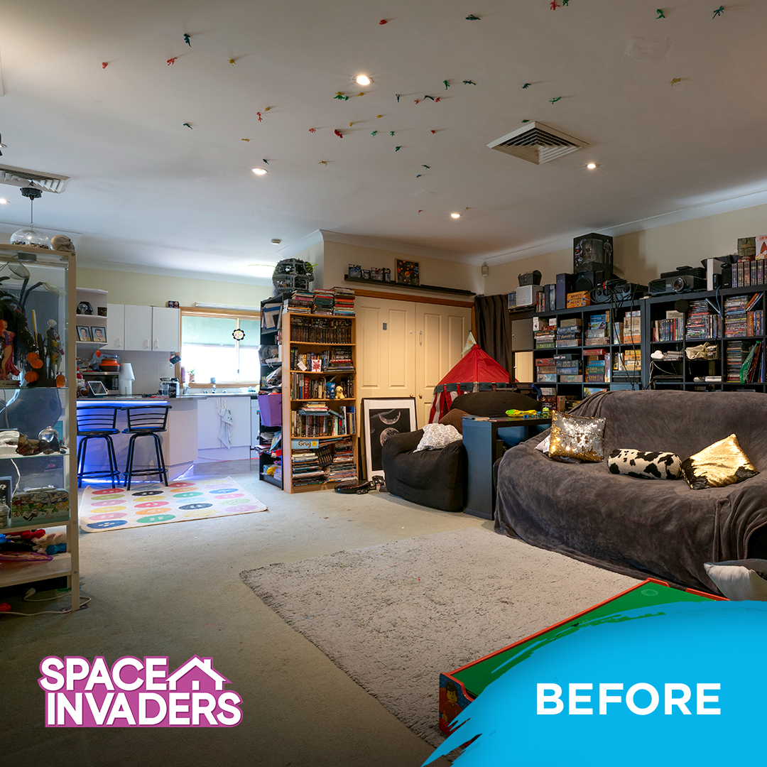 What a wonderful way to spend the long weekend, in your stunning new renovated home. This transformation was one of the biggest we’ve seen on the show yet, check out the before &amp; afters!

#spaceinvaders #paintback #declutter #housereno #paintrecycling #brighterfuture