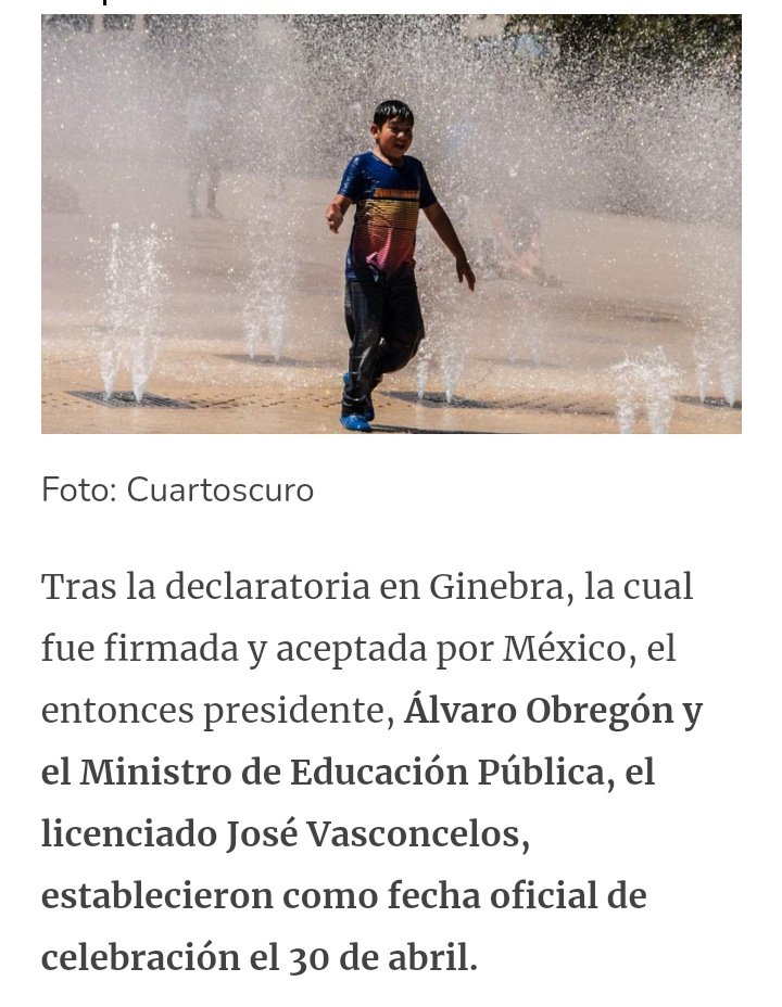 TeresitaLemcam's tweet photo. #30DeAbril #DiaDelNiñ@
Los niños y niñas tienen derecho al desarrollo material, moral y espiritual; Recibir ayuda especial cuando está hambriento, enfermo, discapacitado o huérfano; a que se le socorra en primer lugar en situaciones graves.
@DIFSonora @DIFdeHermosillo @SEDESSON https://t.co/8SUVBTsTqu